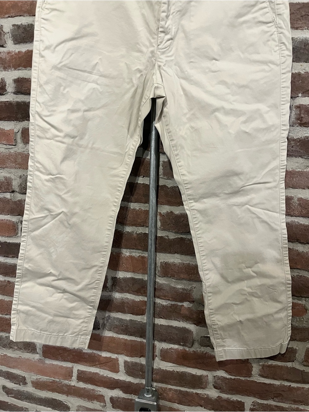 Bonobos Men's Chinos in Light Cream - Picture 3 of 13